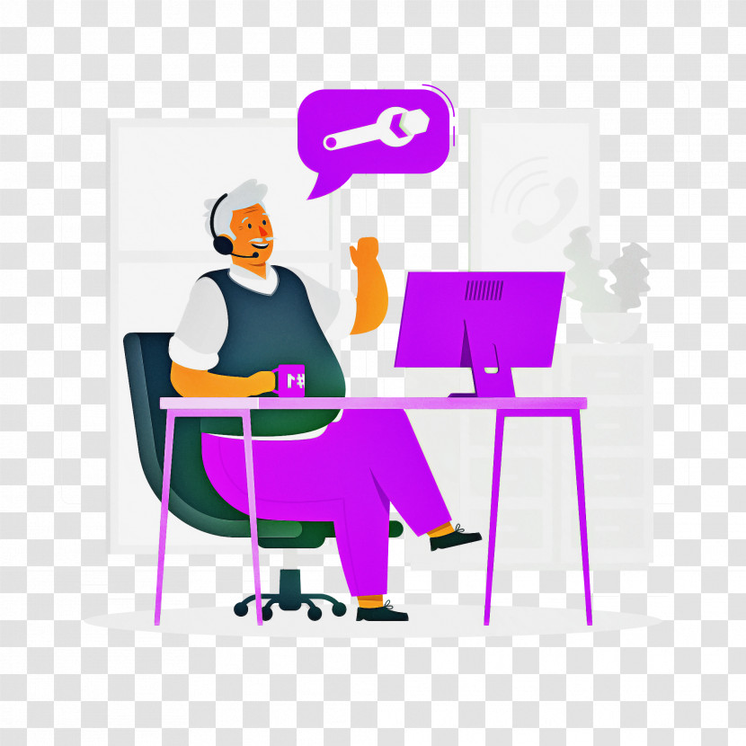 Chair Sitting Cartoon Meter Line Transparent PNG