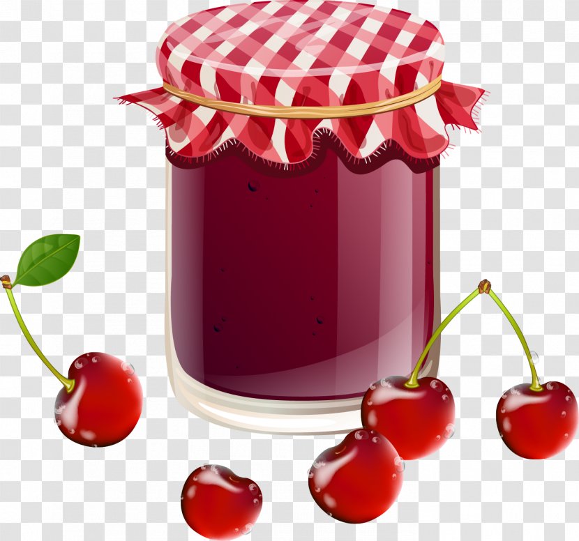 Fruit Preserves Drawing Royalty-free Jar - Cranberry Transparent PNG