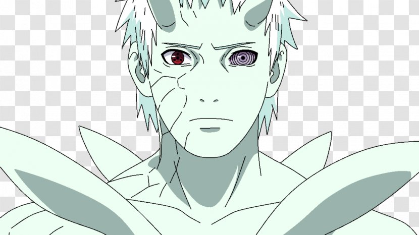 Obito Uchiha Jinchūriki Art Sketch - Cartoon Transparent PNG