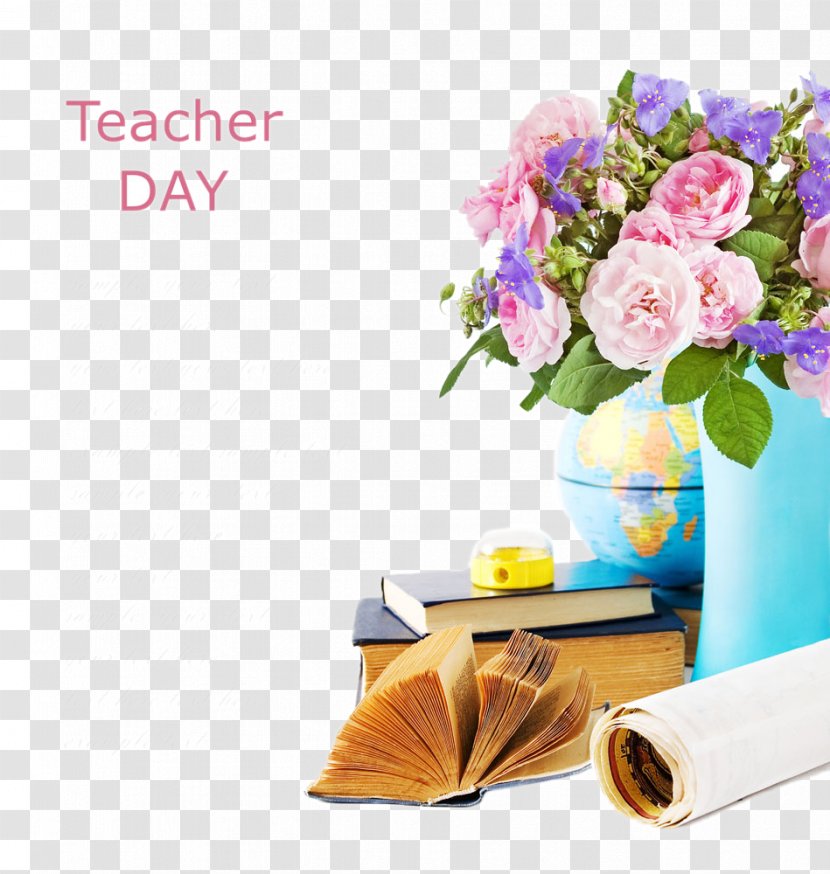 Teachers Day Student School Gratitude - Floristry - Teacher's Flowers Transparent PNG