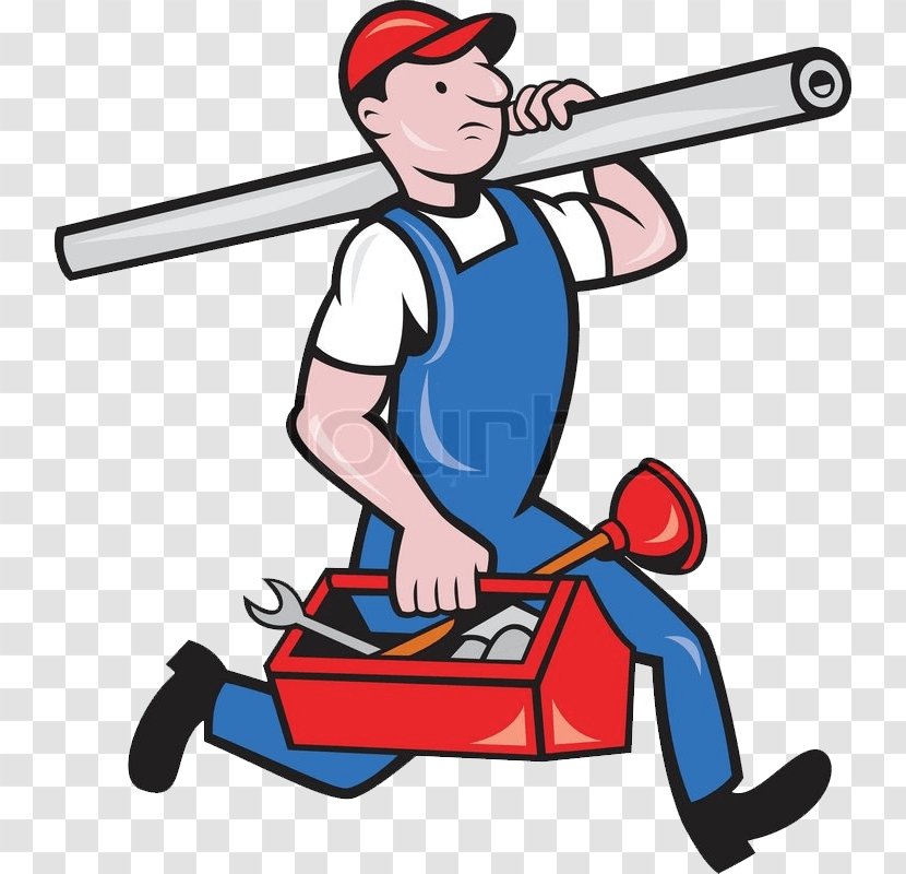 Plumber Plumbing Cartoon - Royaltyfree Transparent PNG