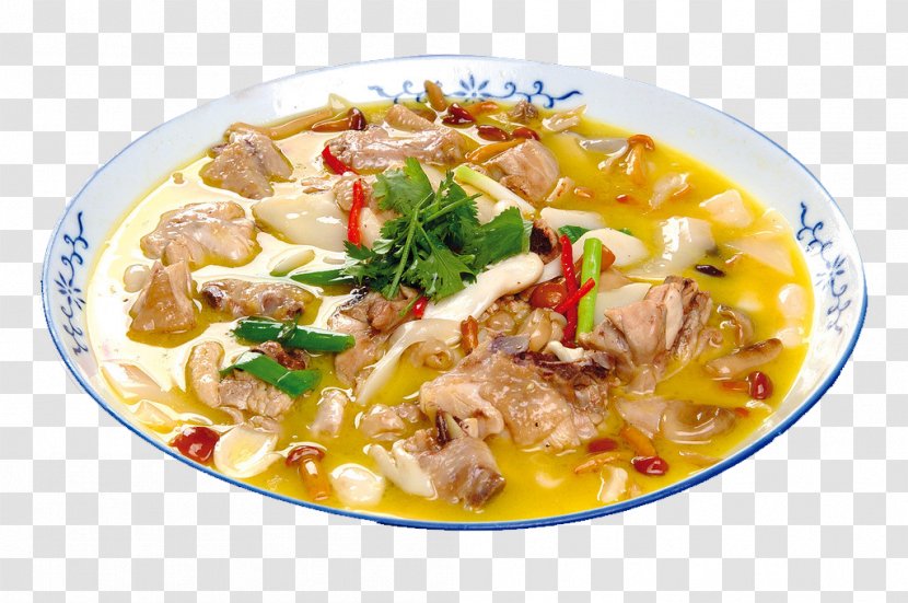 Chinese Cuisine Chicken Noodle Soup Recipe Salad - Cooking - Wild Mushroom Stew Transparent PNG