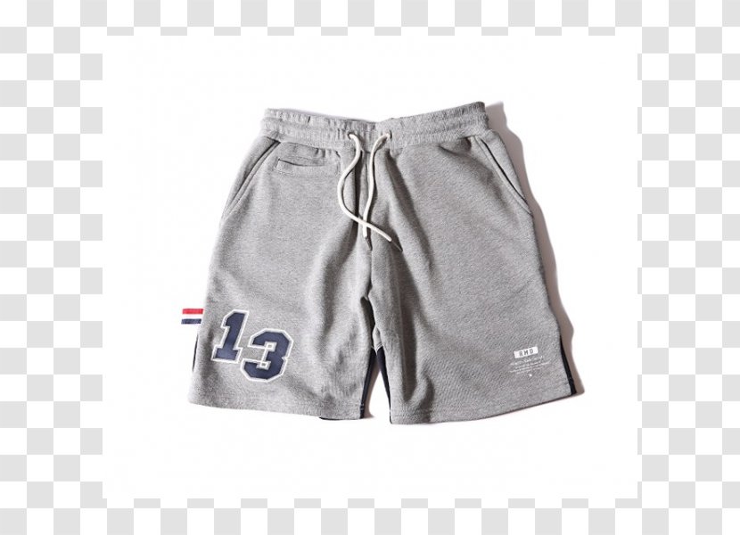 Trunks Bermuda Shorts - White - Side Pockets Transparent PNG