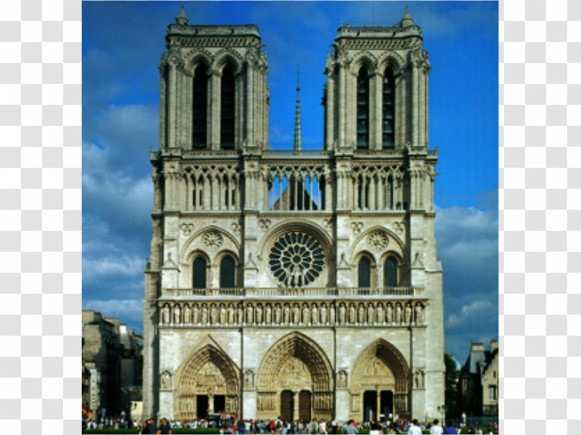 Notre-Dame De Paris Sainte-Chapelle Eiffel Tower Cathedral Hotel - Basilica Transparent PNG