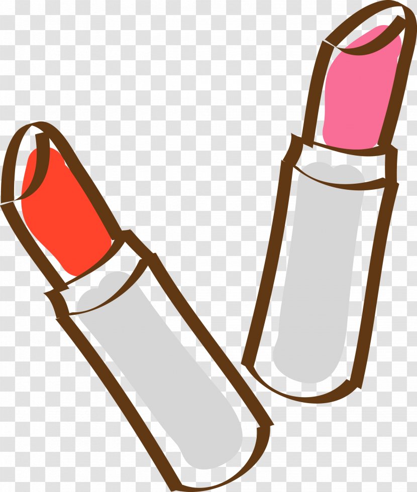 Lip Balm Lipstick Cosmetics - Makeup - Vector Material Transparent PNG