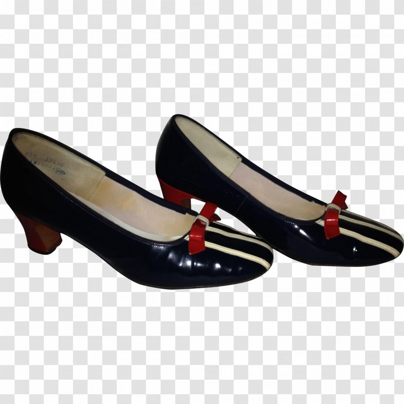 Ballet Flat High-heeled Shoe Suede Handbag 1960s - Fashion - Navy Blue High Heel Shoes For Women Transparent PNG