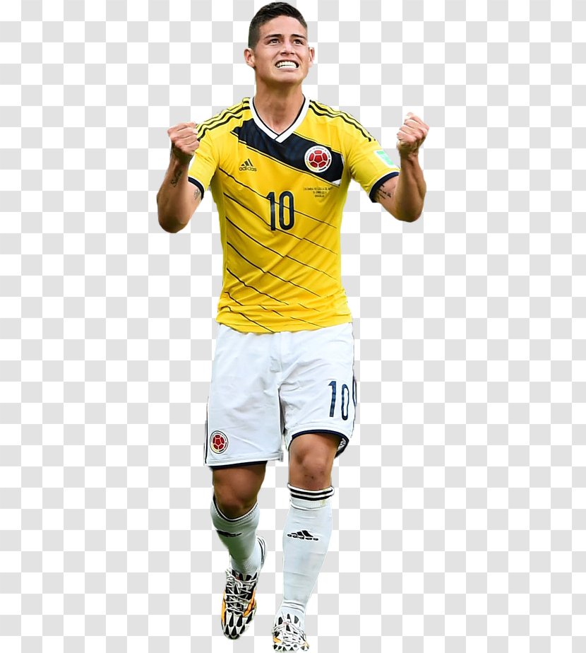 James Rodríguez Colombia National Football Team Sport - Uniform - Brazil TEAM 2018 Transparent PNG