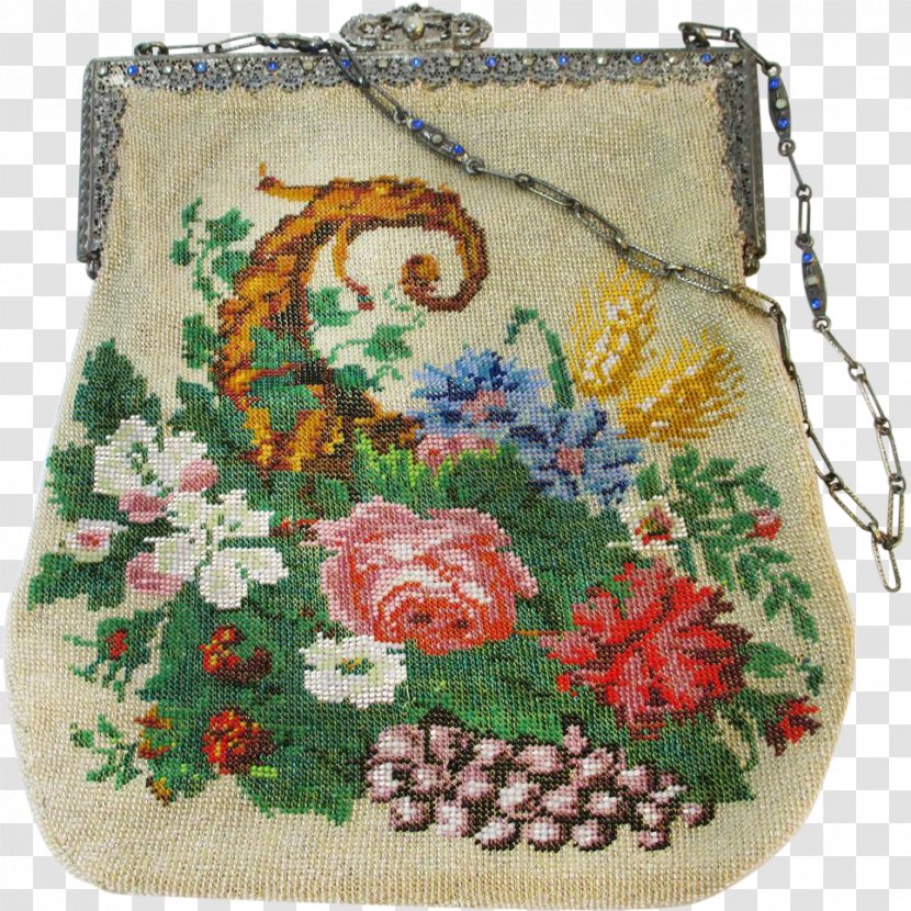 Handbag Embroidery Textile Coin Purse Needlework - Bag - Bling Purses Transparent PNG