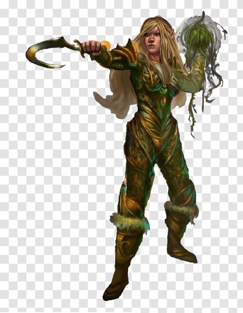 Pathfinder Roleplaying Game D20 System Dungeons & Dragons Druid Elf - Costume Transparent PNG