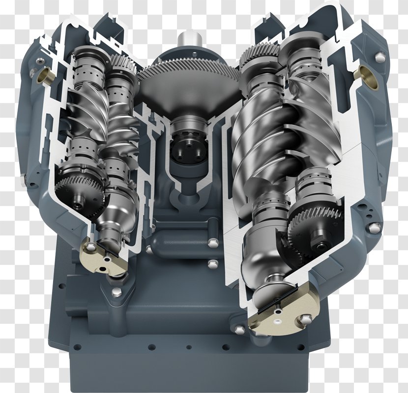 Rotary-screw Compressor CompAir Pump - Oil - Quality Guaranteed Transparent PNG