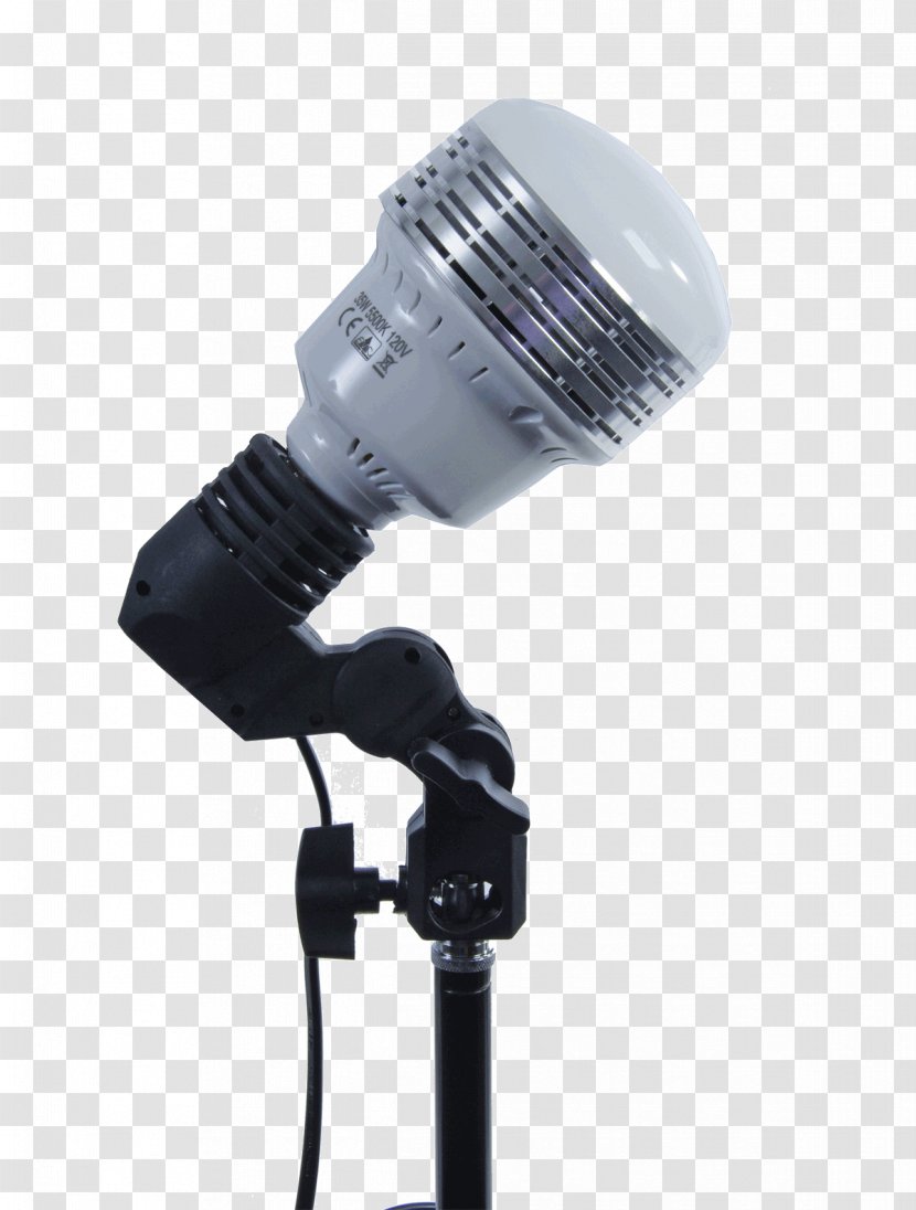 Photographic Lighting Light-emitting Diode LED Lamp - Microphone Stand - Light Transparent PNG