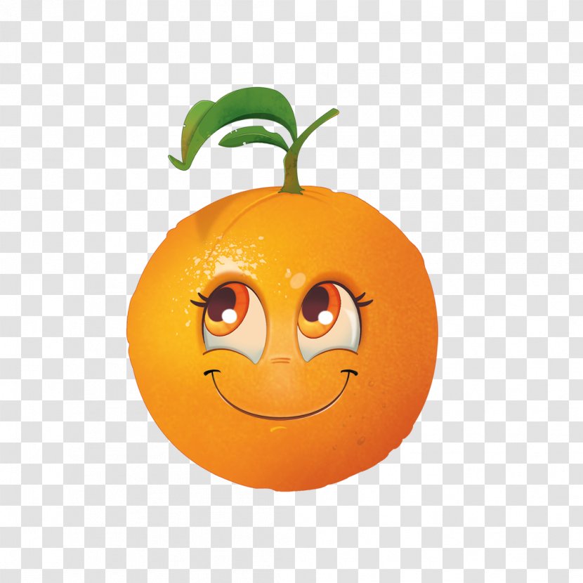 Jack-o'-lantern Pumpkin Mandarin Orange Smiley Apple Transparent PNG