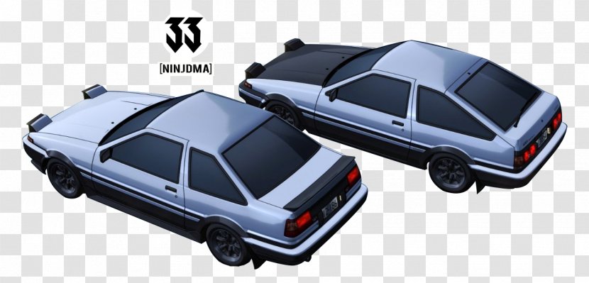 Toyota 86 Car Takumi Fujiwara Initial D - Tree Transparent PNG