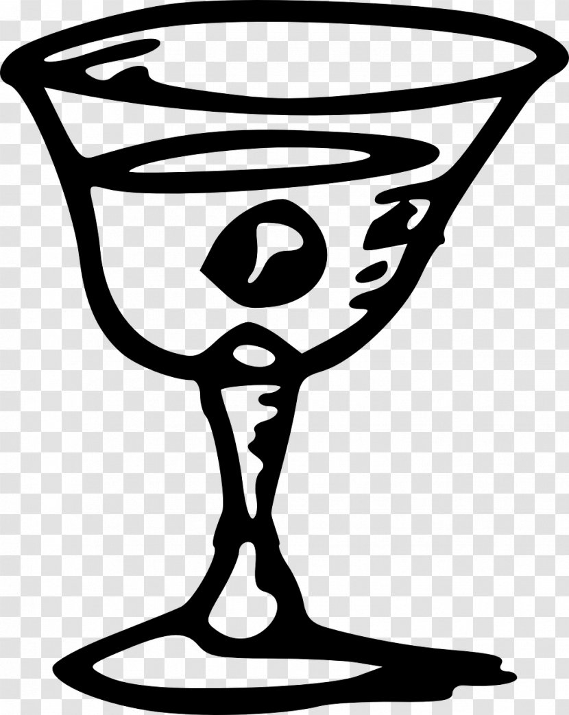 Martini Wine Glass Cocktail Clip Art - Artwork Transparent PNG