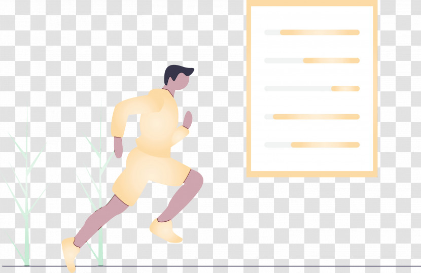 Cartoon Standing Arm Joint Knee Transparent PNG