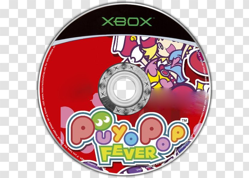 Puyo Pop Fever GameCube Xbox Compact Disc Video Game Transparent PNG