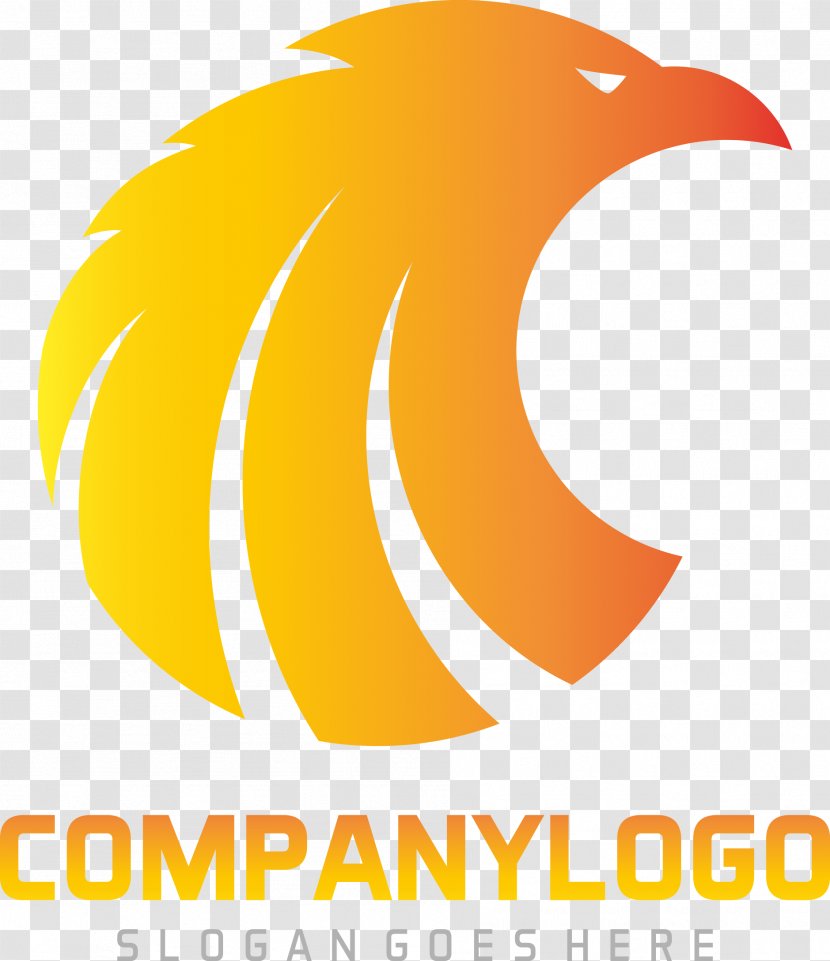 Logo Graphic Design - Produce - Vector Hand Painted Golden Eagle Icon Transparent PNG