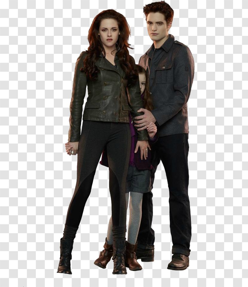 Edward Cullen Bella Swan Renesmee Carlie Dr. Carlisle Breaking Dawn - Leather - Amanecer Transparent PNG