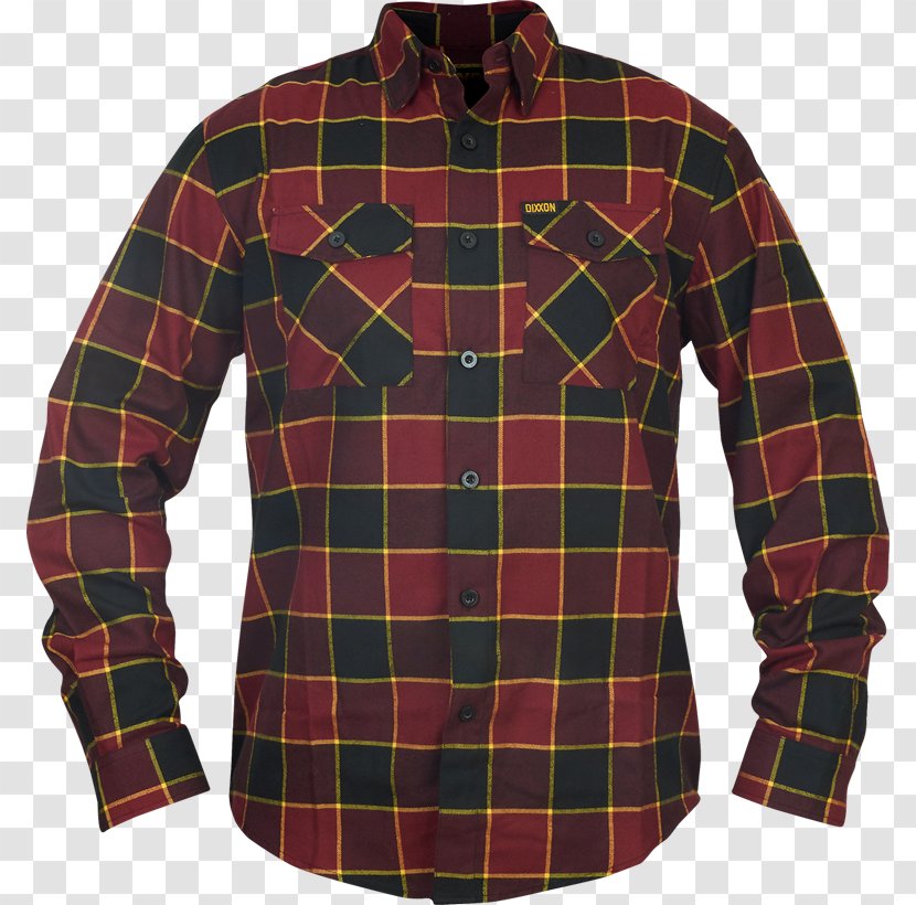 Tartan Dixxon Flannel Company Textile Jacket - Shirt Transparent PNG