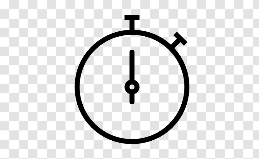Stopwatch Chronometer Watch - Black And White Transparent PNG