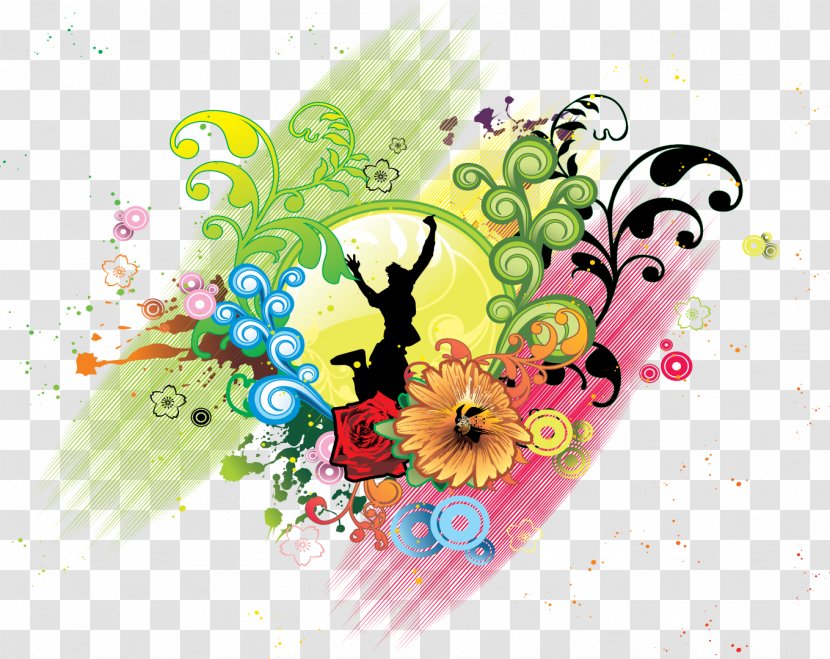 Desktop Wallpaper Clip Art - Flower - VECTOR FLOWERS Transparent PNG