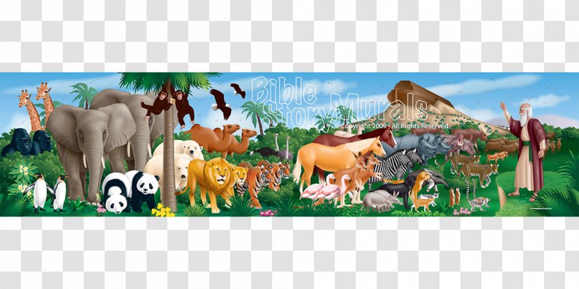 Bible Story Mural Painting Religious Text - Fauna Transparent PNG