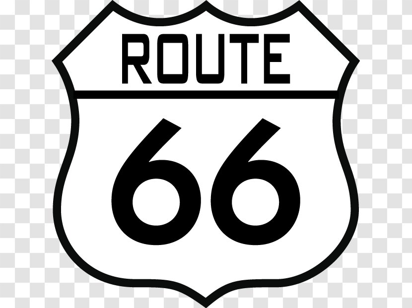 Brand U.S. Route 66 Logo Sign Clip Art - Area Transparent PNG