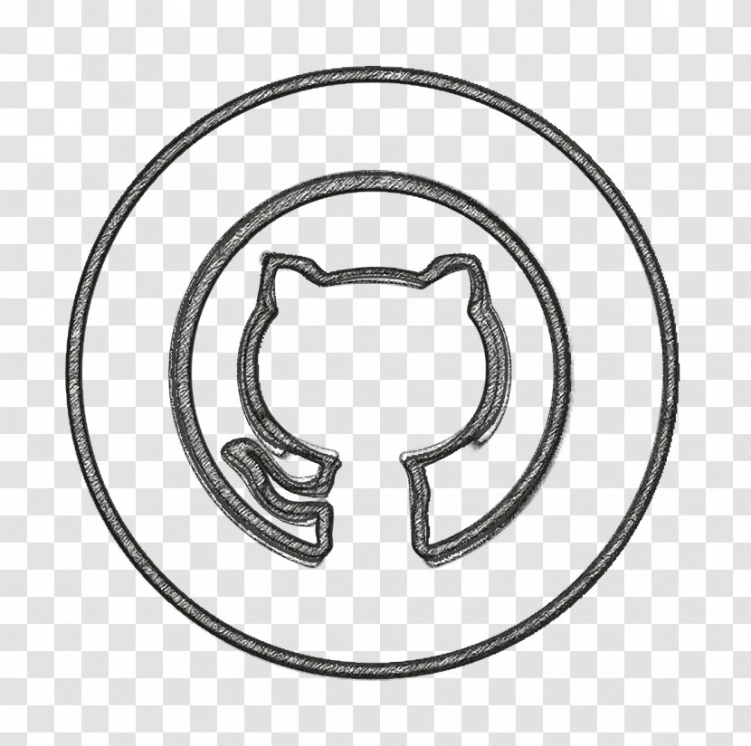 Circles Icon Code Github - Auto Part - Line Art Transparent PNG