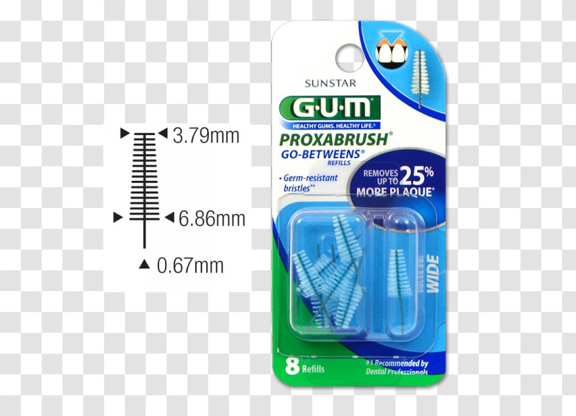 GUM Proxabrush Go-Betweens Dental Plaque Dentistry Health - Brush - Toothbrushing Transparent PNG