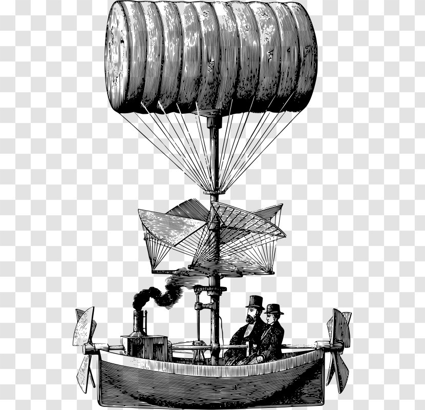 Steampunk Airship Flight Etsy Clip Art - Vintage Clothing Transparent PNG