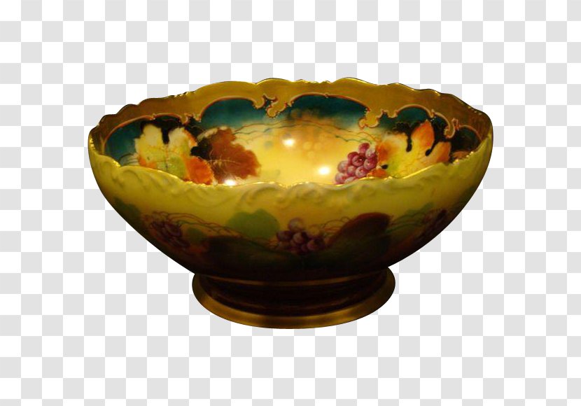 Bowl Ceramic Tableware - Hand-painted Fruit Transparent PNG
