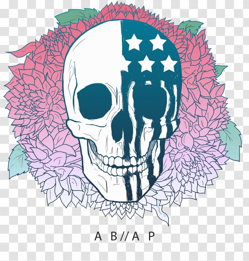 American Beauty/American Psycho Skull Fall Out Boy Visual Arts - Silhouette Transparent PNG