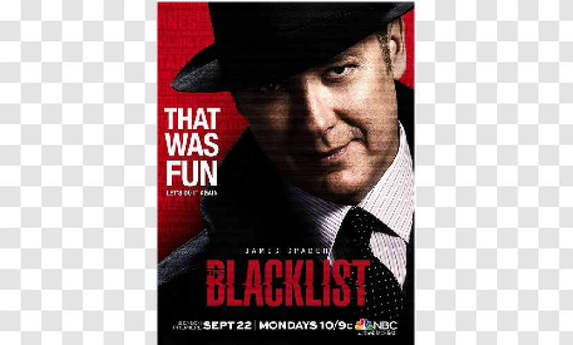 The Blacklist - Poster - Season 2 James Spader Raymond 'Red' Reddington BlacklistSeason 5Dvd Transparent PNG