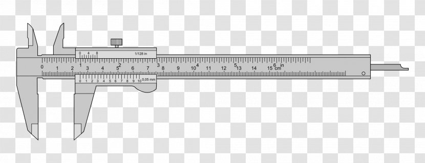 Vernier Scale Calipers Measurement Indicator Measuring Instrument - Firearm - Screw Transparent PNG