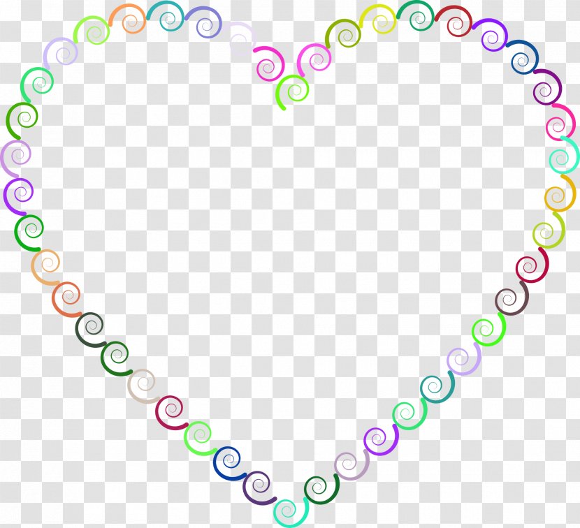 Spiral Heart Clip Art Transparent PNG