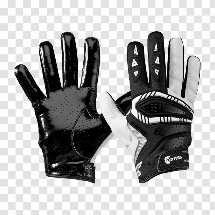 American Football Protective Gear Glove Game Player - Lacrosse - Black X Chin Transparent PNG