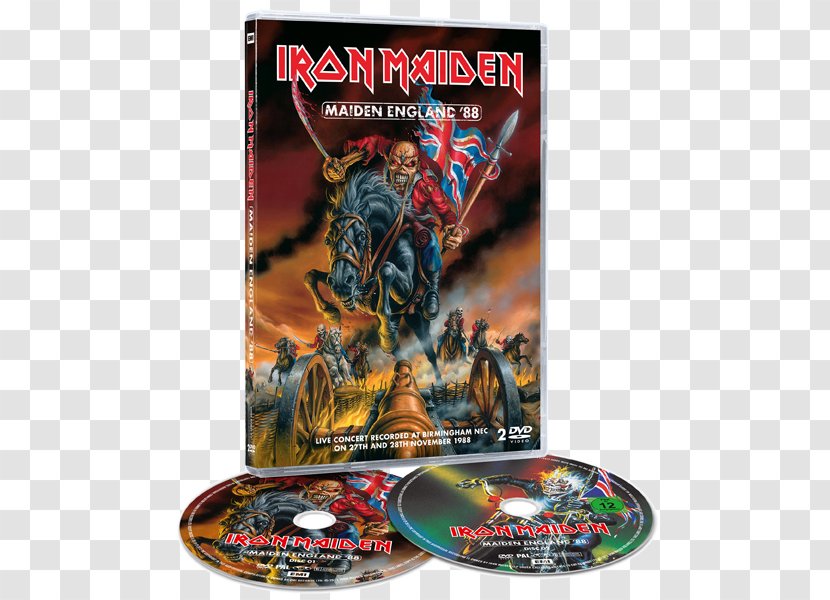 Maiden England World Tour Iron Phonograph Record Live After Death - Flower - Dvd Transparent PNG
