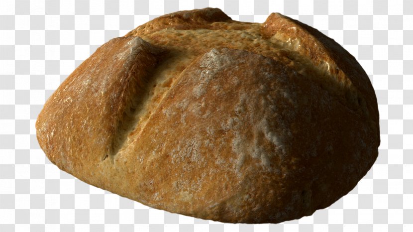 Rye Bread Pumpernickel Sourdough Rendering - Whole Grain Transparent PNG