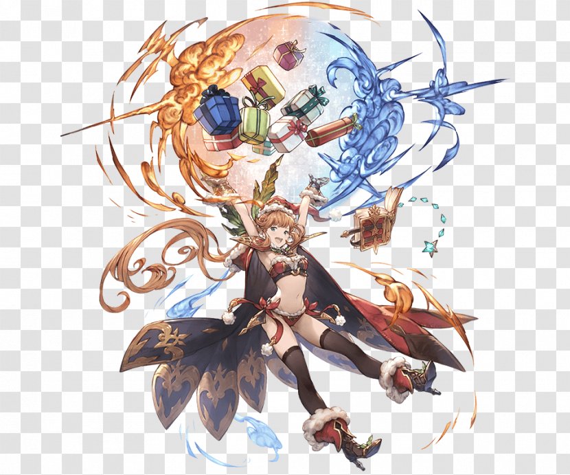 GRANBLUE FANTASY Battle Champs Character - Silhouette - Christmas Transparent PNG