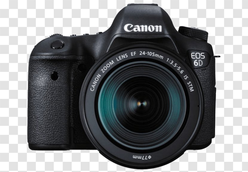 Canon EOS 6D EF 24–105mm Lens Mount EF-S 18–135mm 24-70mm - Efs 18135mm - Camera Transparent PNG