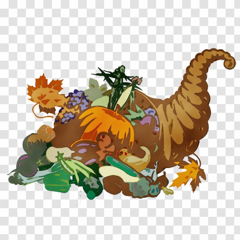 Thanksgiving Cornucopia - Dragon Animal Figure Transparent PNG