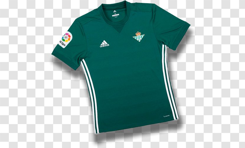 T-shirt Real Betis Uniform Sleeve - Green - Madrid Cf Transparent PNG