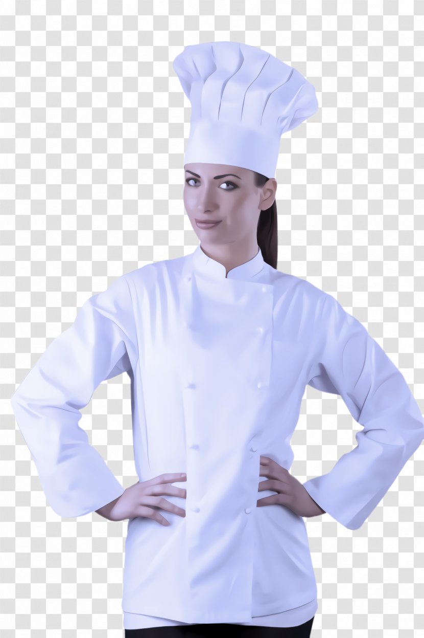 Chef's Uniform Cook Clothing Chief - Gesture Workwear Transparent PNG