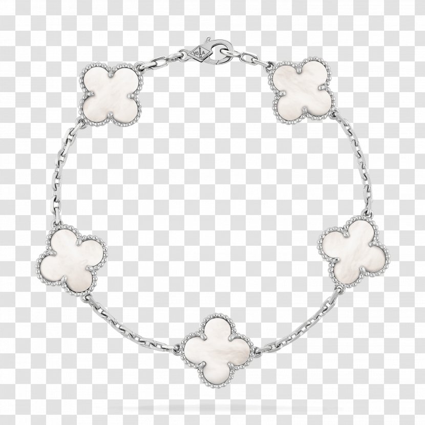 Van Cleef & Arpels Necklace Jewellery Love Bracelet - Silver Transparent PNG