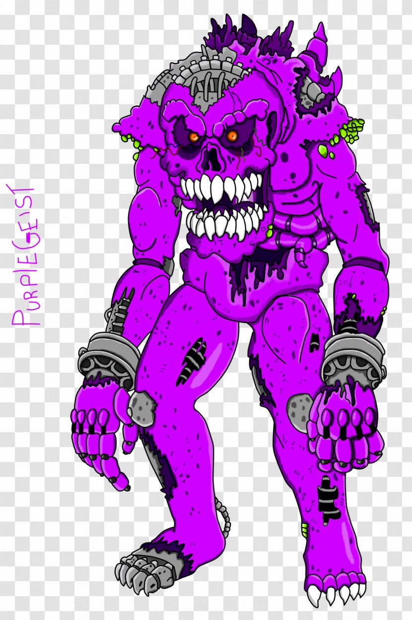 FNaF World Five Nights At Freddy's Animatronics Halloween Legendary Creature - Color - Tentacles Transparent PNG