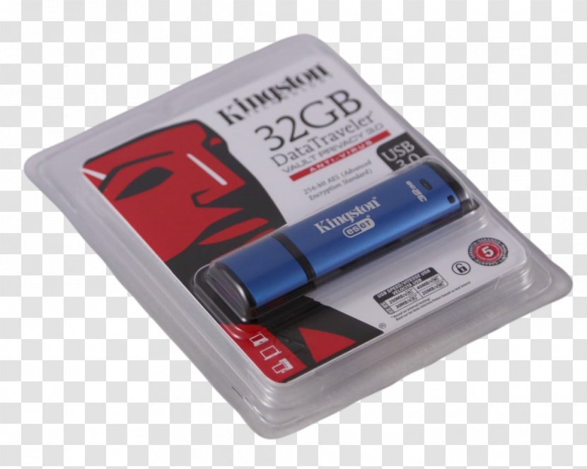 Kingston DataTraveler Vault Privacy 3.0 USB Flash Drives DTVP30DM DTVP30DM/ - Sandisk Cruzer Blade Usb 20 Transparent PNG