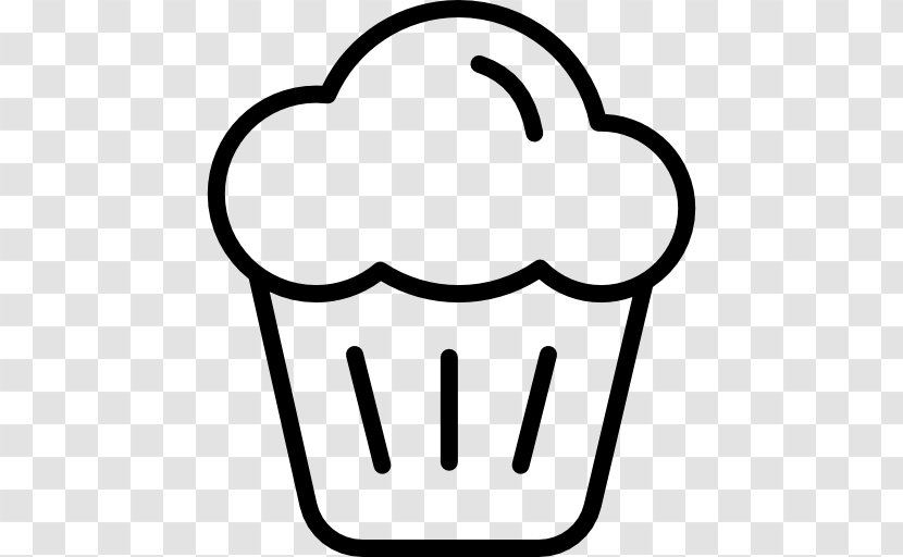 Cupcake Muffin Bakery Birthday Cake - Food Silhouettes Transparent PNG