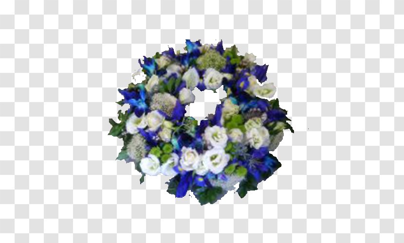 Hydrangea Cut Flowers Blue Lilac - Hydrangeaceae - Wreath Transparent PNG