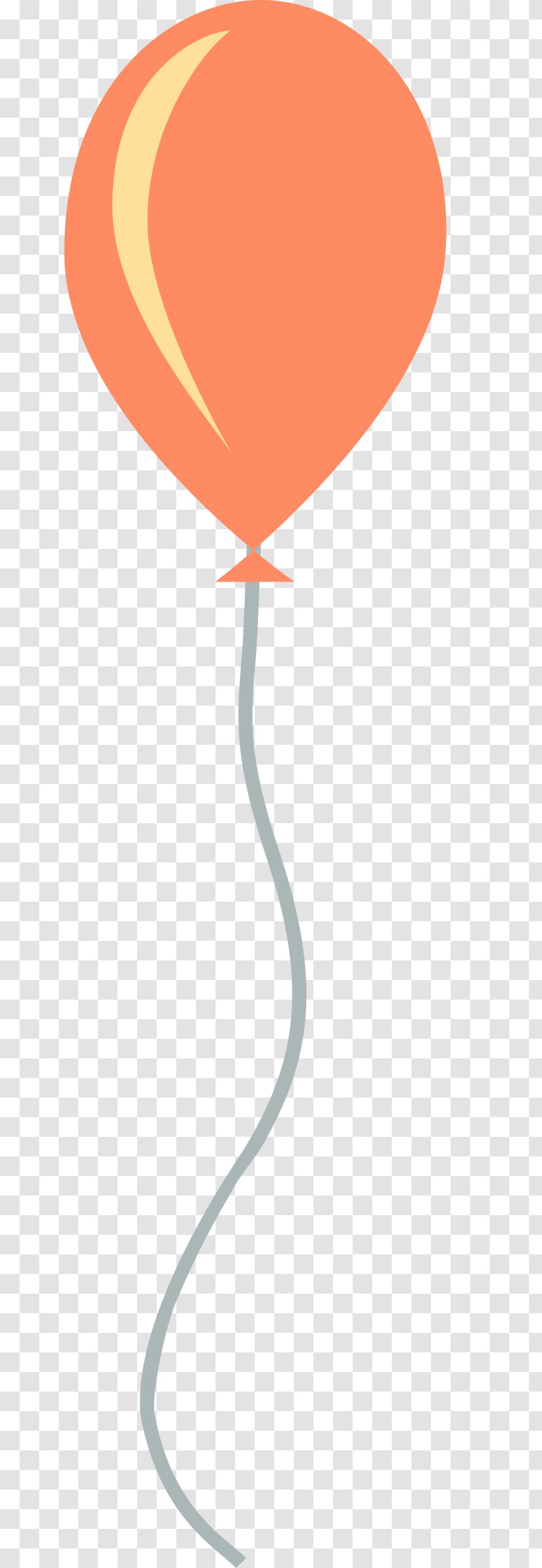 Balloon Helium Clip Art - Orange Transparent PNG