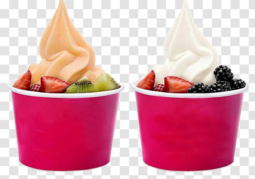 Ice Cream Gelato Frozen Yogurt - Flavor - Cups Of Transparent PNG